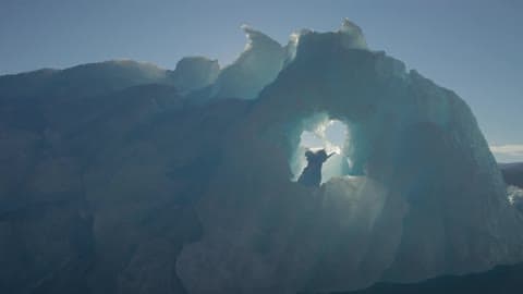 A Glacier In The Ocean