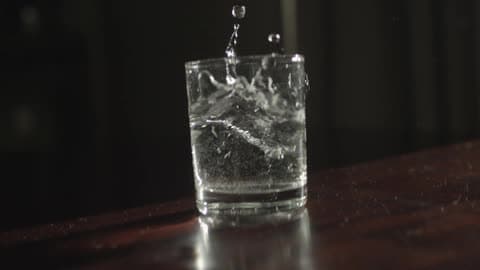 A Glass Filled With Liquid