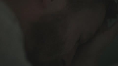 A Man Washes His Face