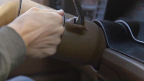 An Ignition Switch Of A Car