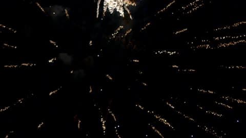Fireworks Launch During A Festival